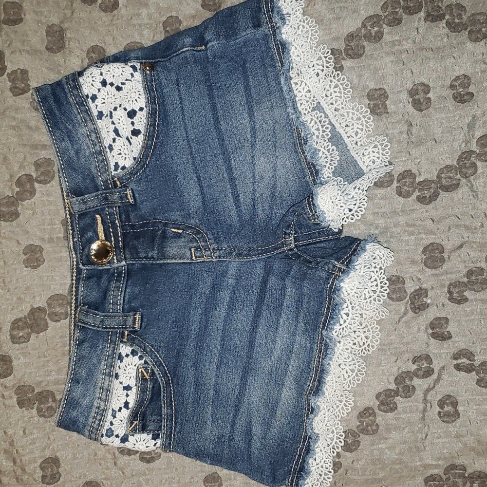 Justice girls 7R jean shorts
